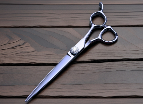 Professional straight dog grooming scissors for precise trimming