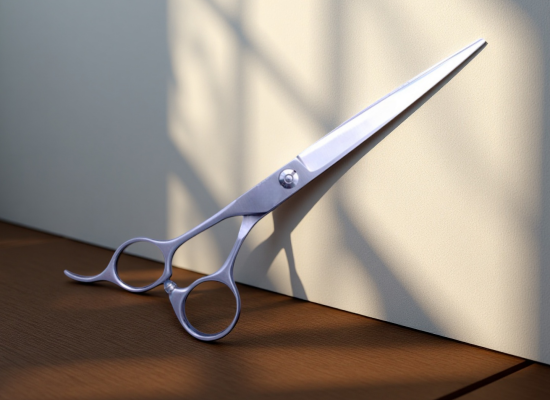 eft-handed straight grooming scissors for comfortable pet styling
