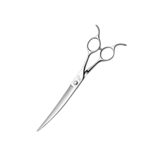 7 inch curved grooming scissors for dogs – full view