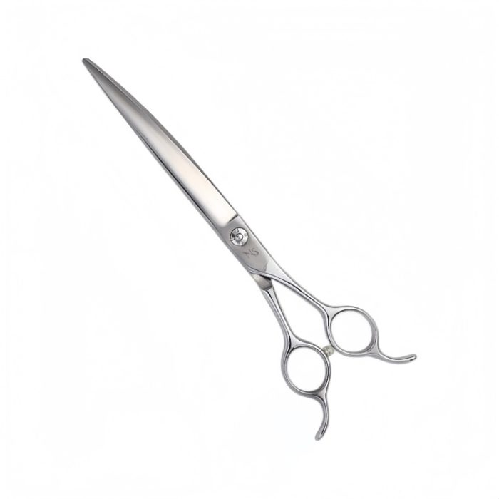8 inch dog curved shears made of stainless steel – professional grooming tool
