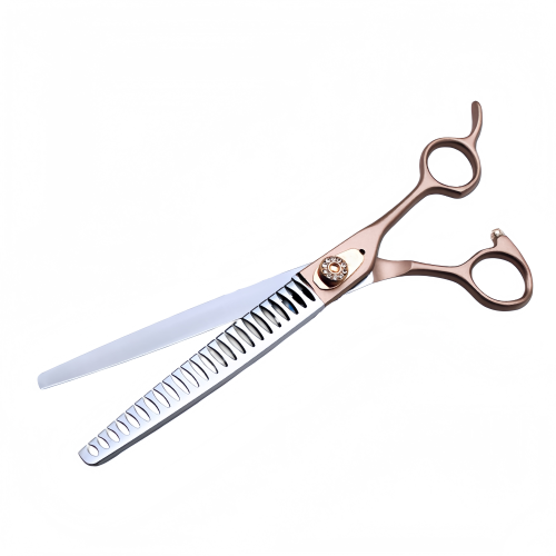 Close-up of chunker shear teeth blade