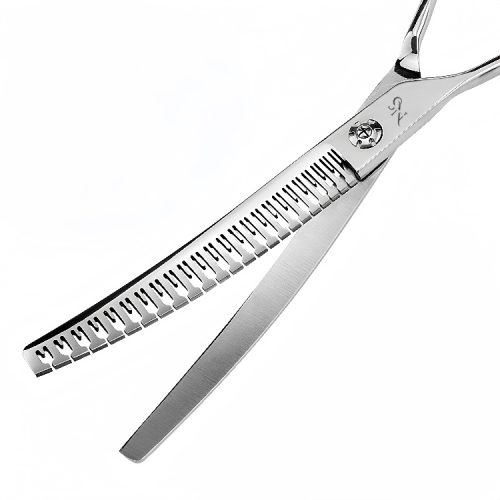 Grooming Scissors with Chunker Teeth – Left Handed Design