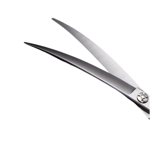Curved Dog Grooming Shears – Stainless Steel Pet Hair Scissors by NSTOOLS