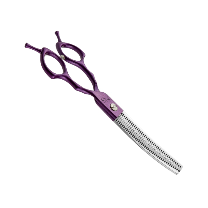 Grooming Scissors for Dogs – 6.5 Inch Curved Thinning Shears