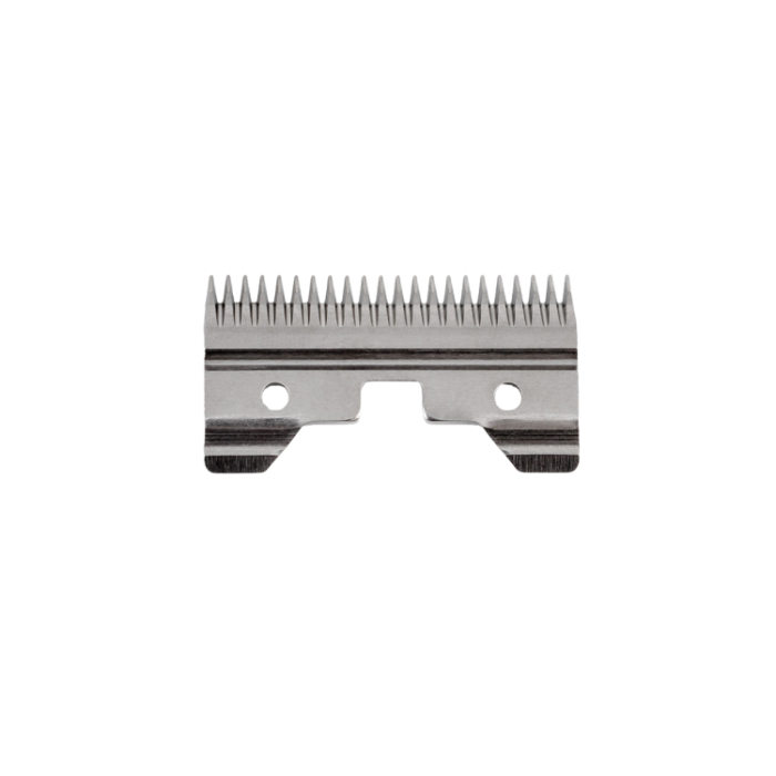 snap-on replacement dog clipper blade mounted on clipper