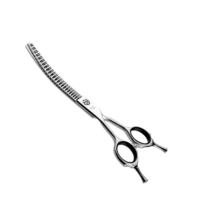Curved Pet Grooming Shears for Left Handed Stylists