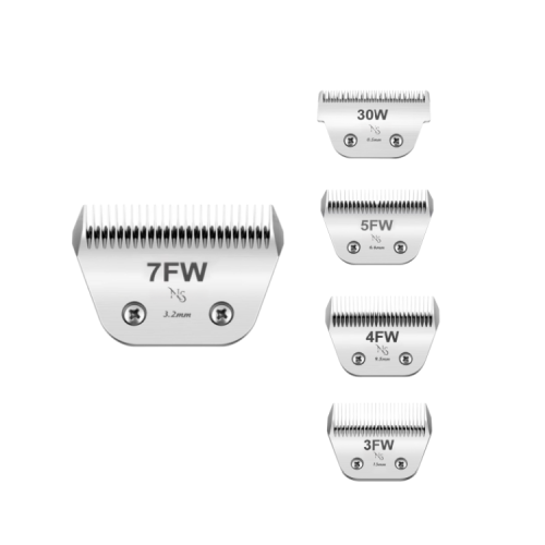 Wide dog grooming clipper blade made of stainless steel, factory direct from NStools