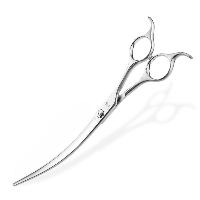 Professional 45° Large Curve Dog Grooming Scissors