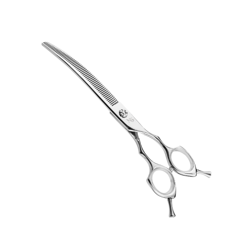 7.5 Inch Curved Dog Thinning Shears stainless steel
