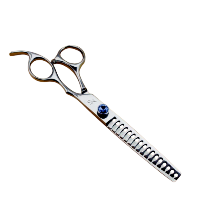 Professional dog grooming scissors straight chunker
