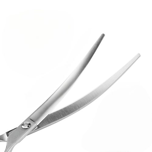 Stainless Steel 45° Curved Grooming Shears for Dogs