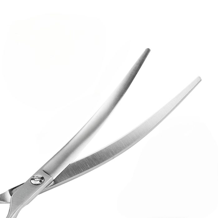 Stainless Steel 45° Curved Grooming Shears for Dogs