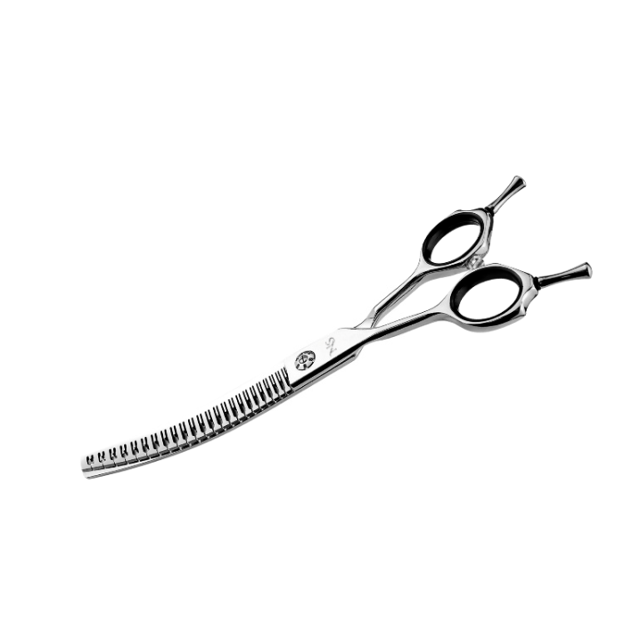 Professional Left Handed Curved Chunker Shears