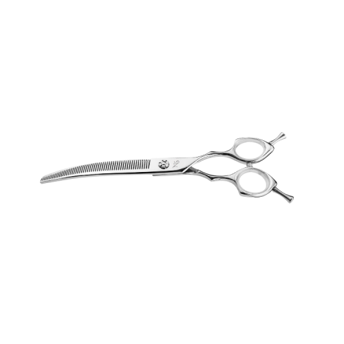 Curved thinning scissors for dog grooming 7.5 inch
