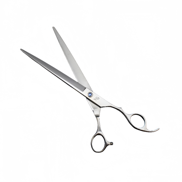 Adjustable tension screw on 9 inch dog grooming shears
