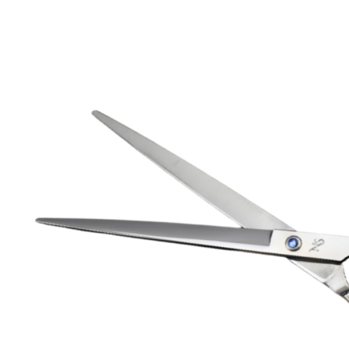Professional 9 inch grooming scissors with ergonomic handle