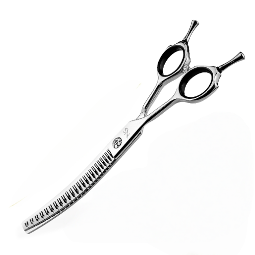 Left Handed Curved Chunker Shears – Professional Grooming Tool