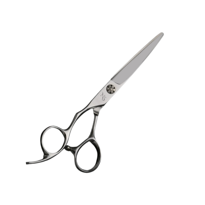 Adjustable tension screw on professional barber scissors