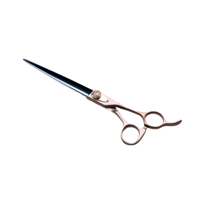 Ergonomic handle of pet grooming shears