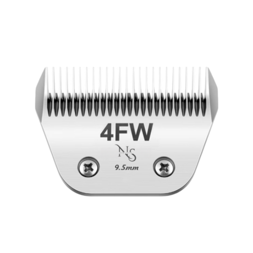 Close-up of 4FW pet grooming blade teeth for smooth cutting
