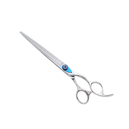 8-inch dog grooming shears with polished stainless steel blade