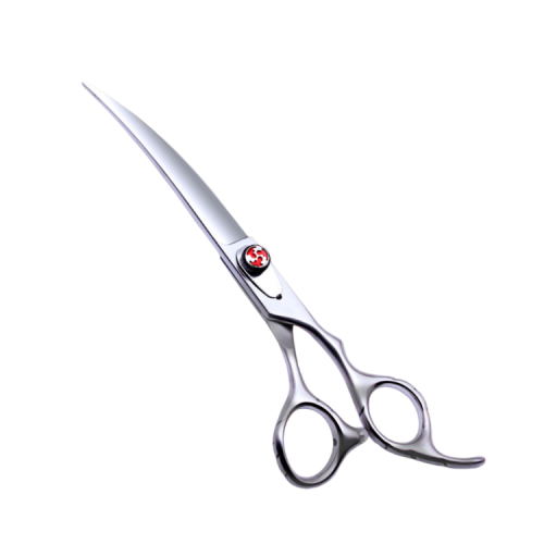 Professional dog curved scissors stainless steel factory direct