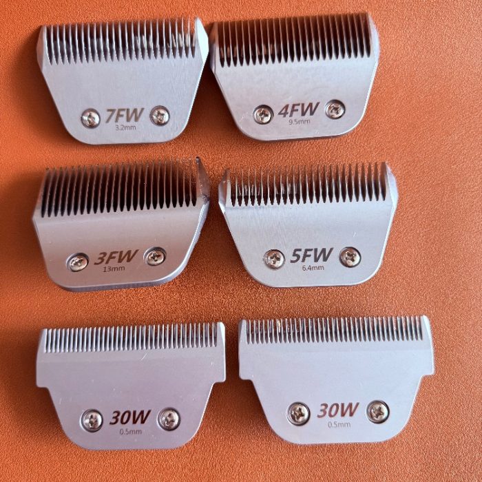 Premium stainless steel wide clipper blade for dogs