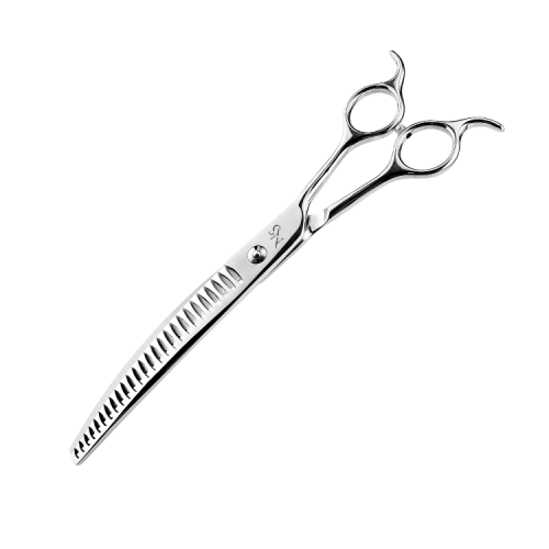 8-inch curved chunker scissors – full view