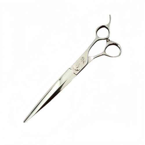 stainless steel dog grooming shear sharp blade close-up